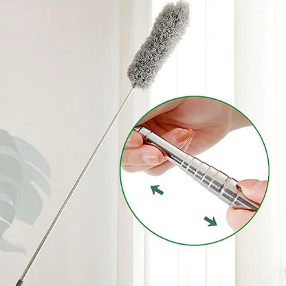 Plumeau télescopique – portée de 5 mètres et lavable en machine