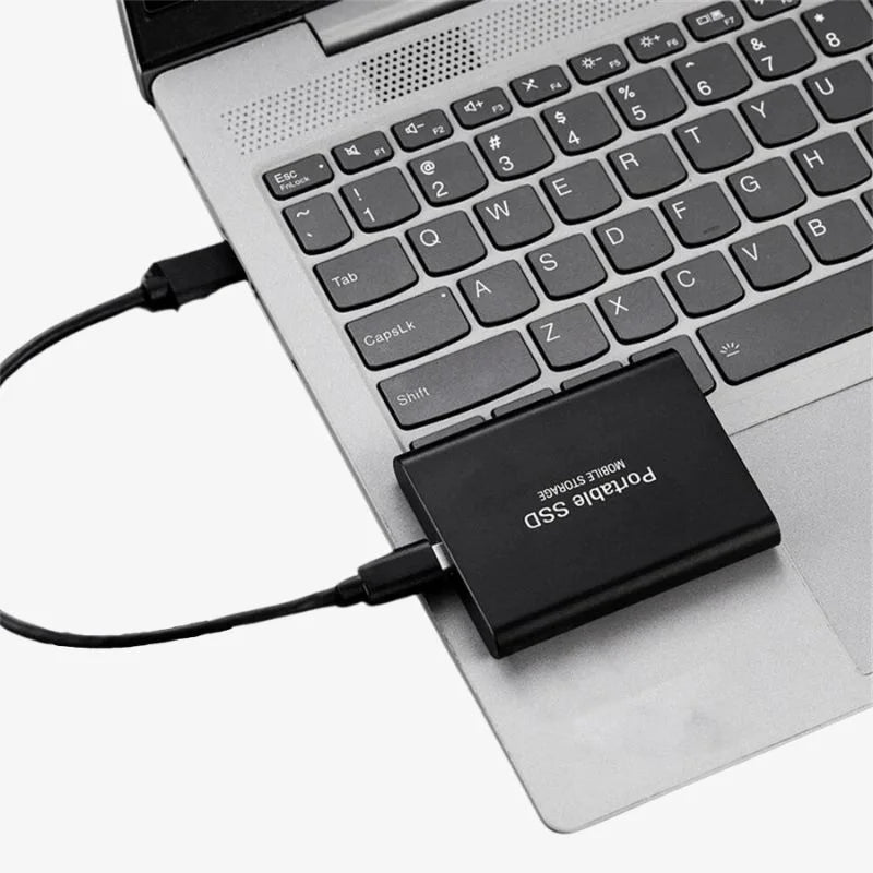 Stockage SSD portable – Disque dur externe rapide pour transfert de données