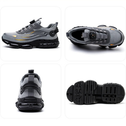 Chaussures de sécurité orthopédiques sportives avec embout en acier pour hommes