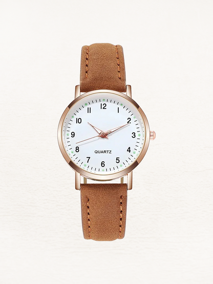 Montre femme Valeria Leren or rose
