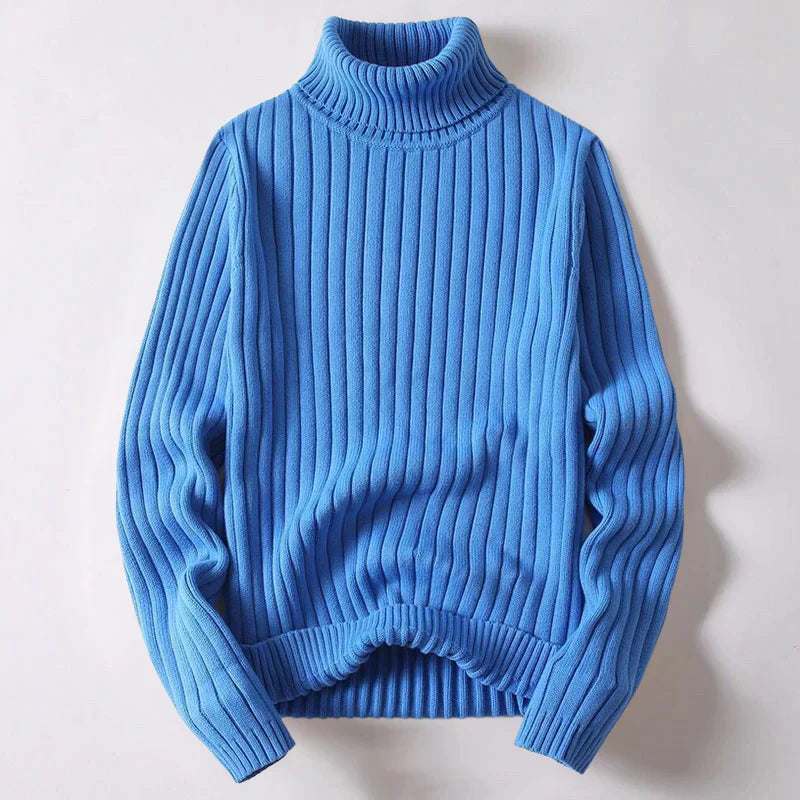 Pull col roulé homme en laine mérinos - Wyatt