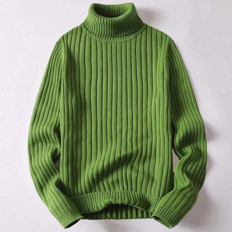 Pull col roulé homme en laine mérinos - Wyatt