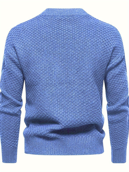 Pull uni pour hommes, pull vintage