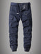 Joggers cargo Paweł pour hommes - Pantalon élégant brodé à multiples poches