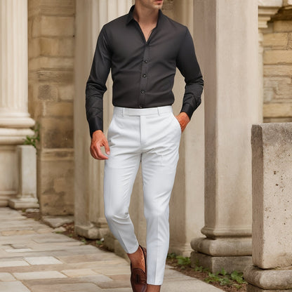 Finn | Chemise SlimFit stretch unie