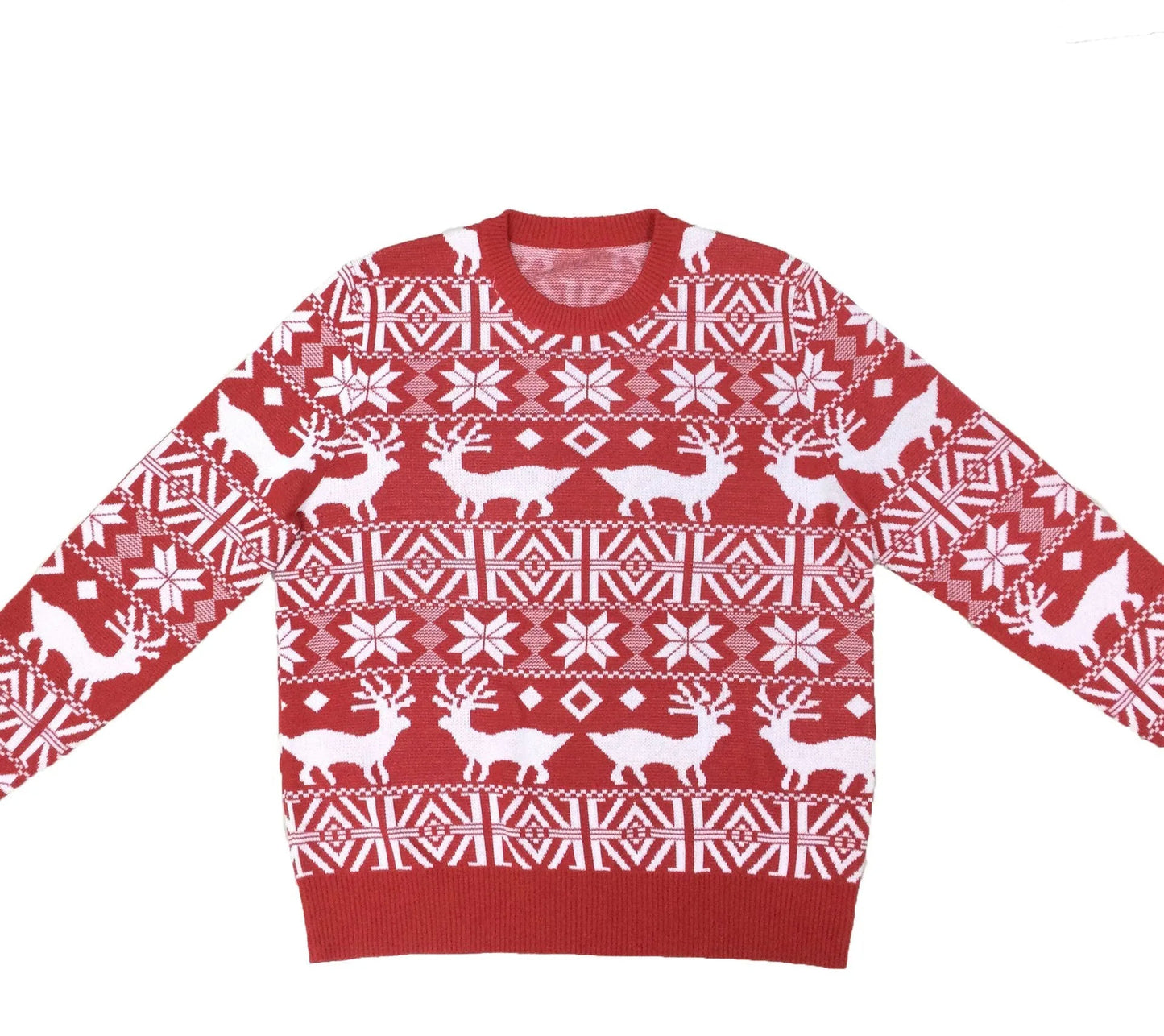 Pull de Noël tricoté pour hommes à col rond - Reese