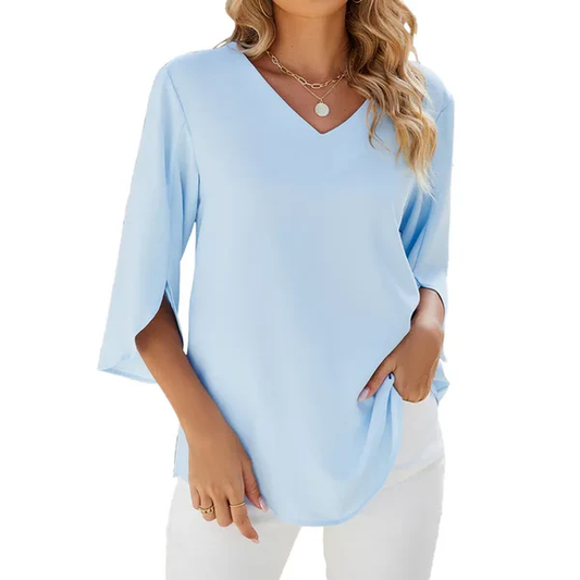 Arielle - top with split sleeves