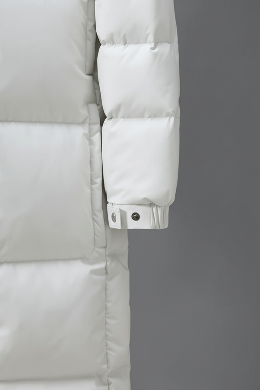 Trench-coat épais isolé avec capuche pour hommes