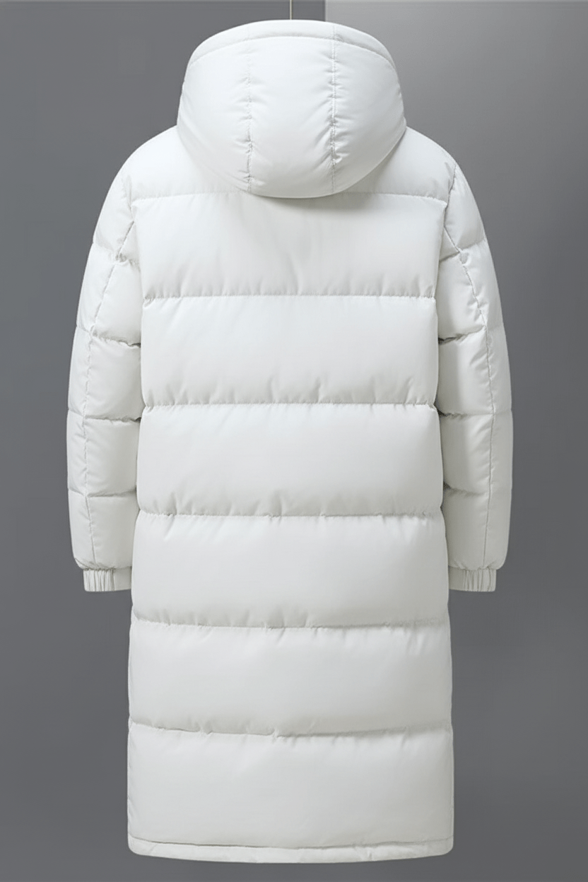 Trench-coat épais isolé avec capuche pour hommes