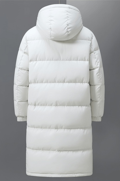 Trench-coat épais isolé avec capuche pour hommes
