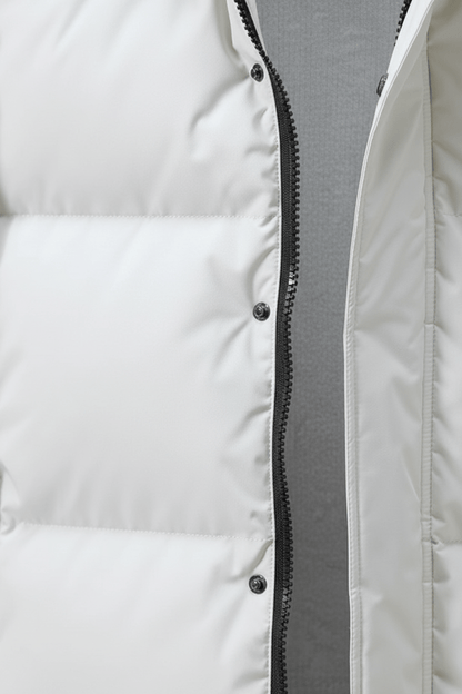 Trench-coat épais isolé avec capuche pour hommes