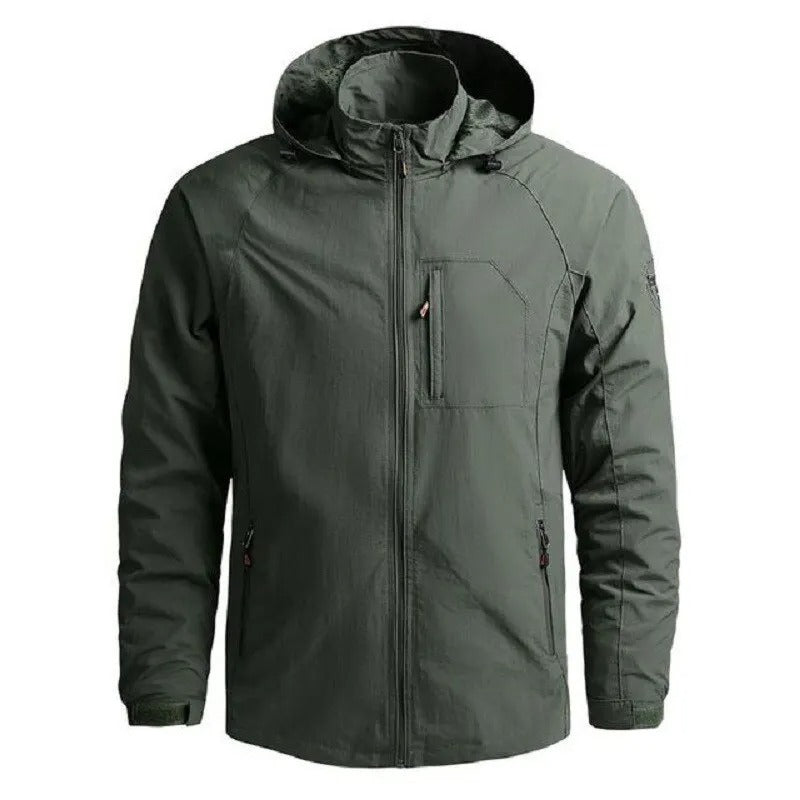 Veste légère coupe-vent cargo pour hommes