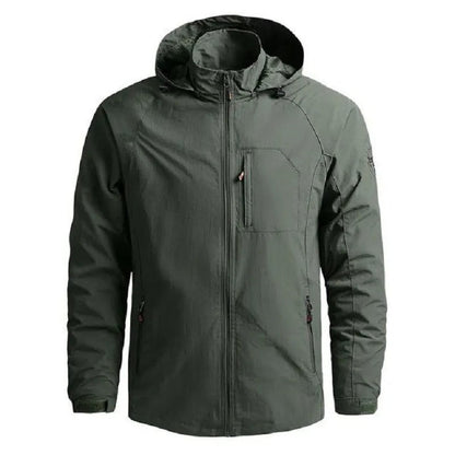 Veste légère coupe-vent cargo pour hommes