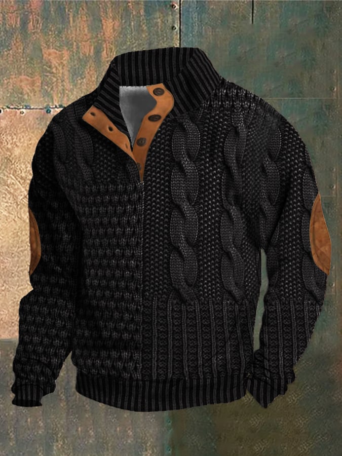 Casual sweater with buttons for a simple and elegant look