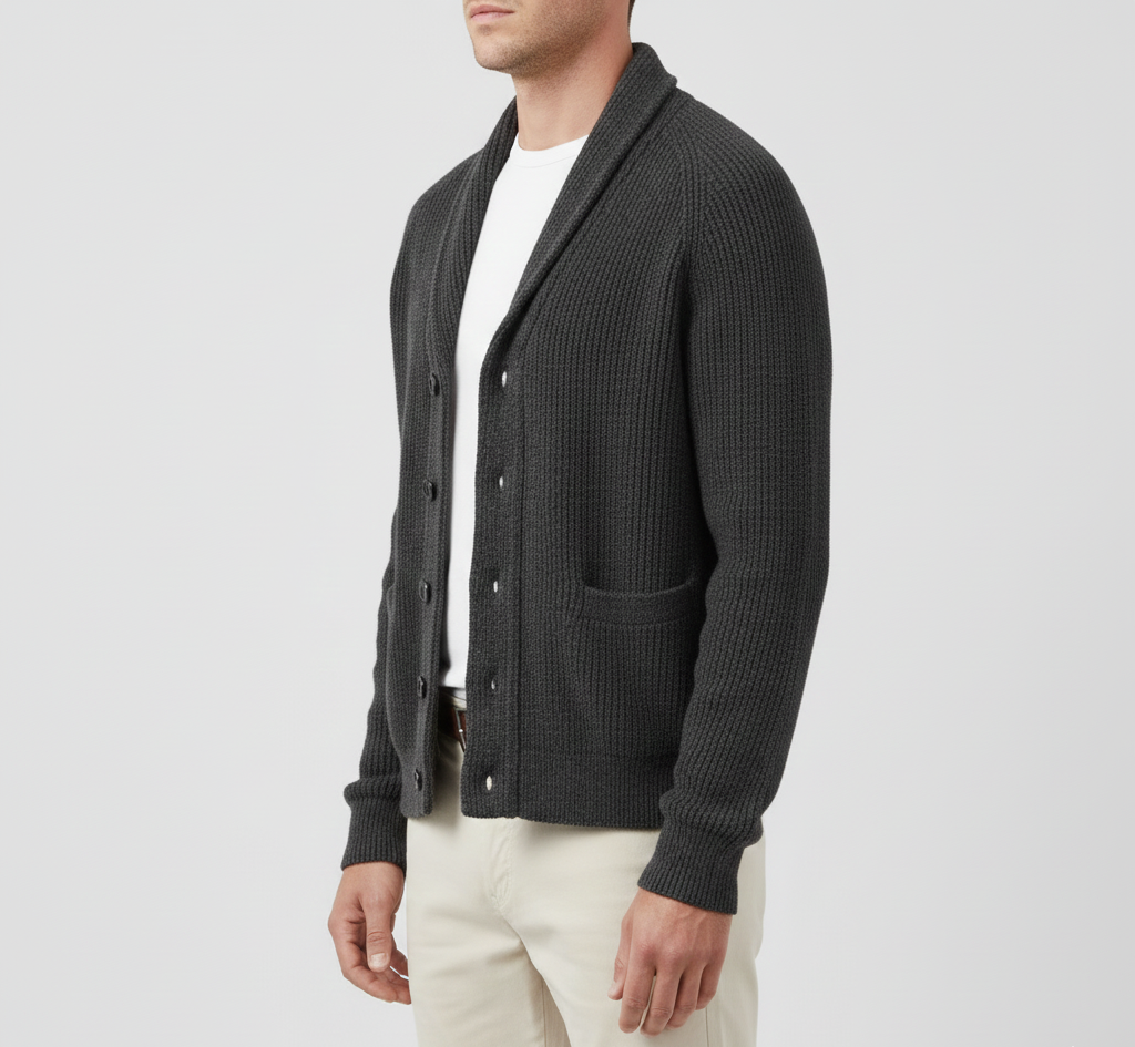 Men's Wool Cardigan