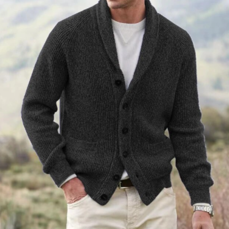 Gilet homme en laine Heritage col en V