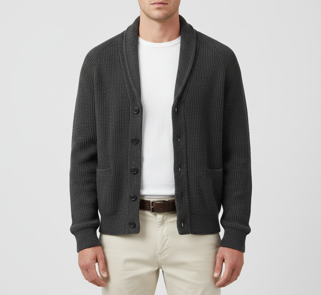 Men's Wool Cardigan
