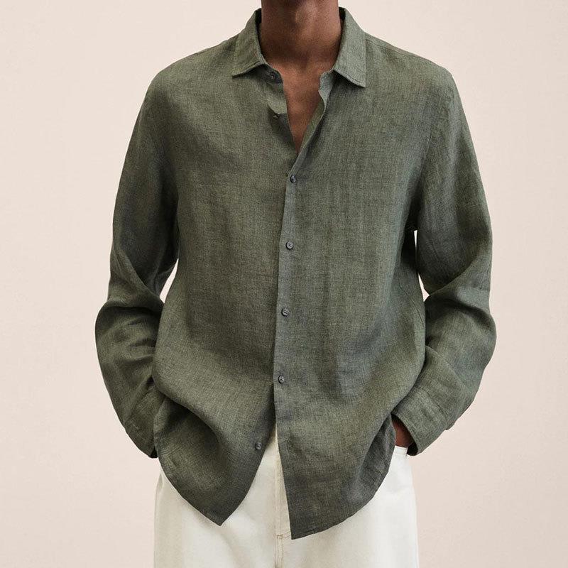 Elegant Natural Texture Shirt for Men - Albert