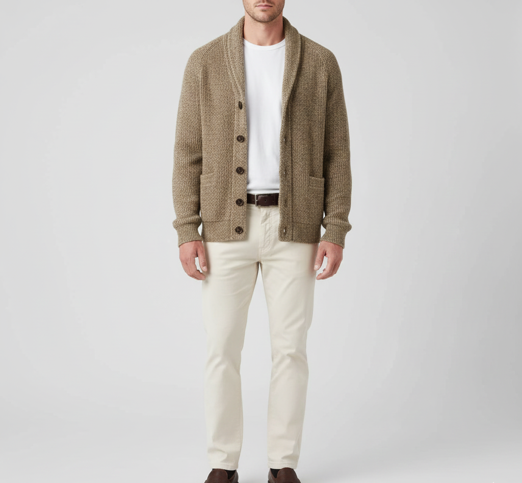 Men's Wool Cardigan