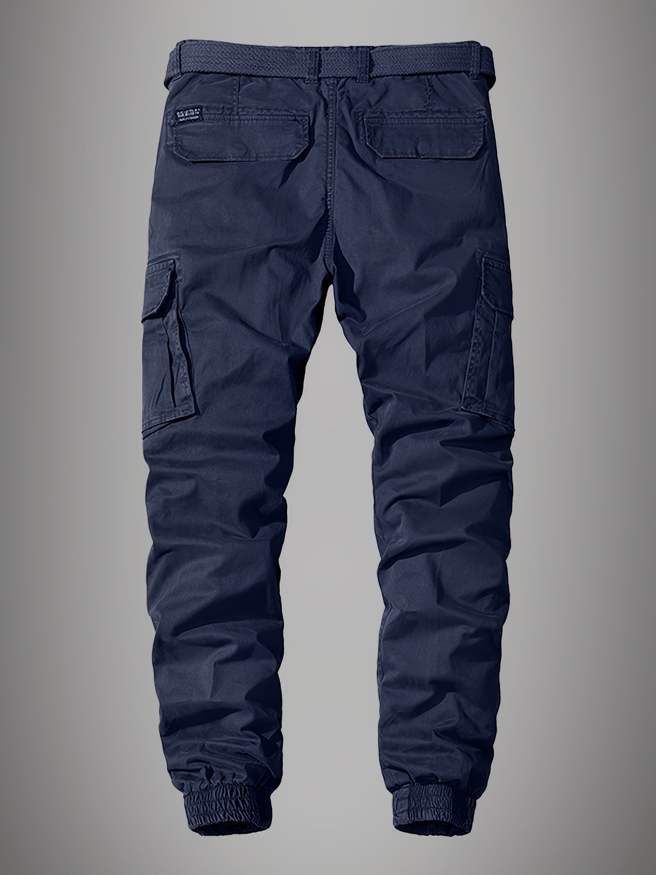 Joggers cargo Paweł pour hommes - Pantalon élégant brodé à multiples poches