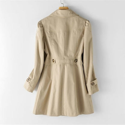 Clea – Timeless Women's Trench Coat with Classic Buttons