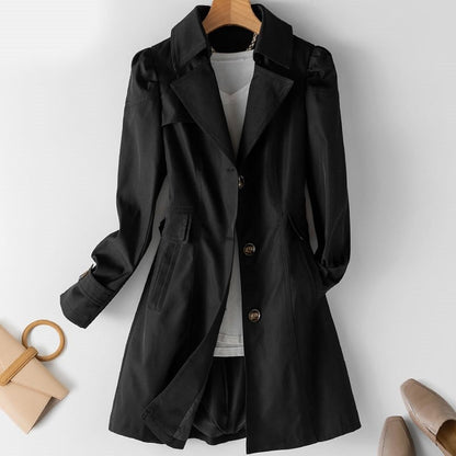 Clea – Timeless Women's Trench Coat with Classic Buttons