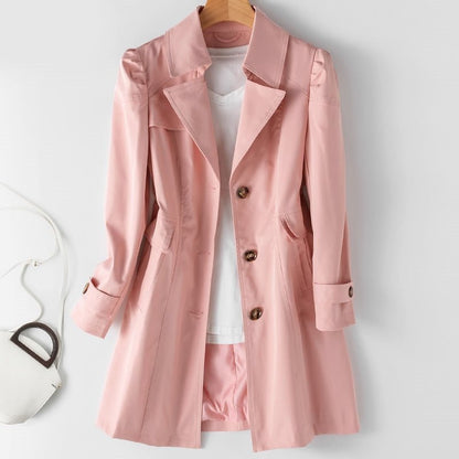Clea – Timeless Women's Trench Coat with Classic Buttons