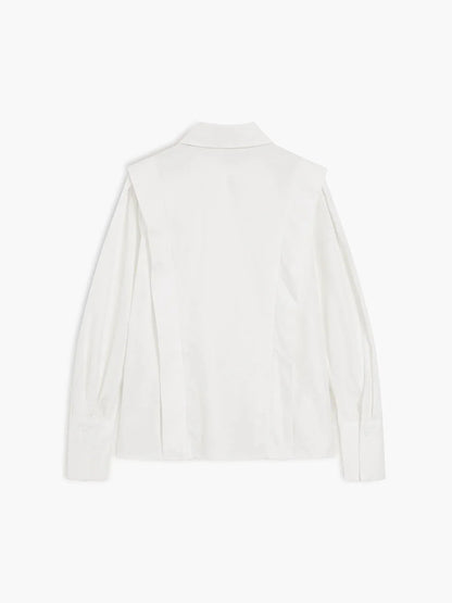 Chemise carrée femme à boutons multiples, en tissu léger, disponible en plusieurs couleurs, coupe décontractée.
