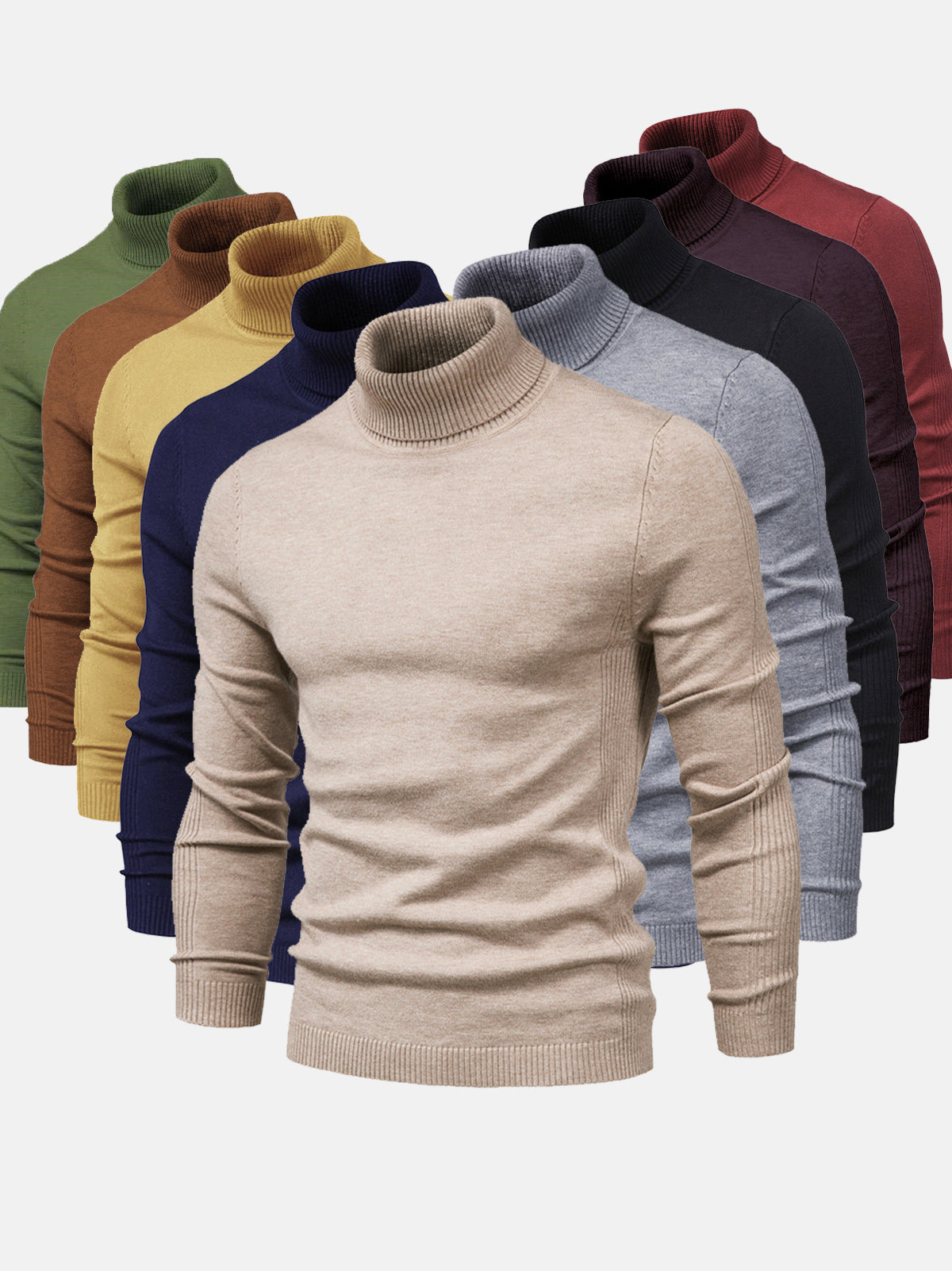 Rik | Washable Men's Turtleneck Sweater of High Quality