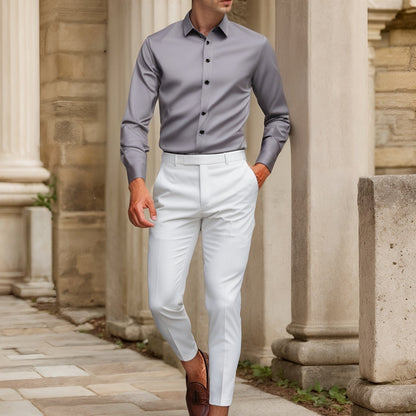 Finn | Chemise SlimFit stretch unie