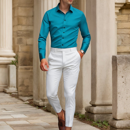 Finn | Chemise SlimFit stretch unie