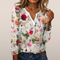 Elena - Blouse à imprimé floral et col en V
