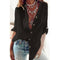Blouse blanche en coton-lin pour femmes avec boutons - Kamilano
