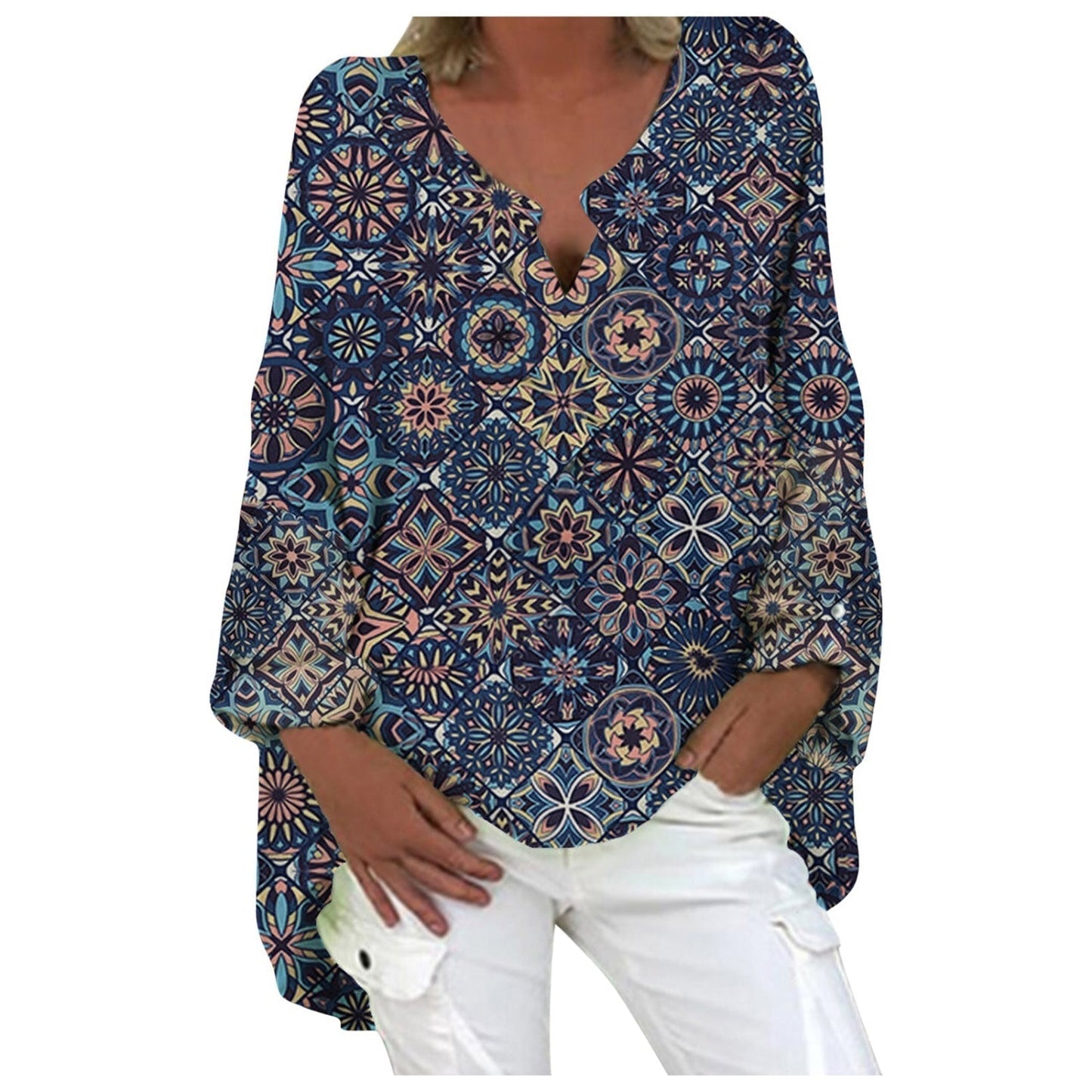 Natalia - Blouse en lin pour femmes - Coupe stylée avec confort optimal