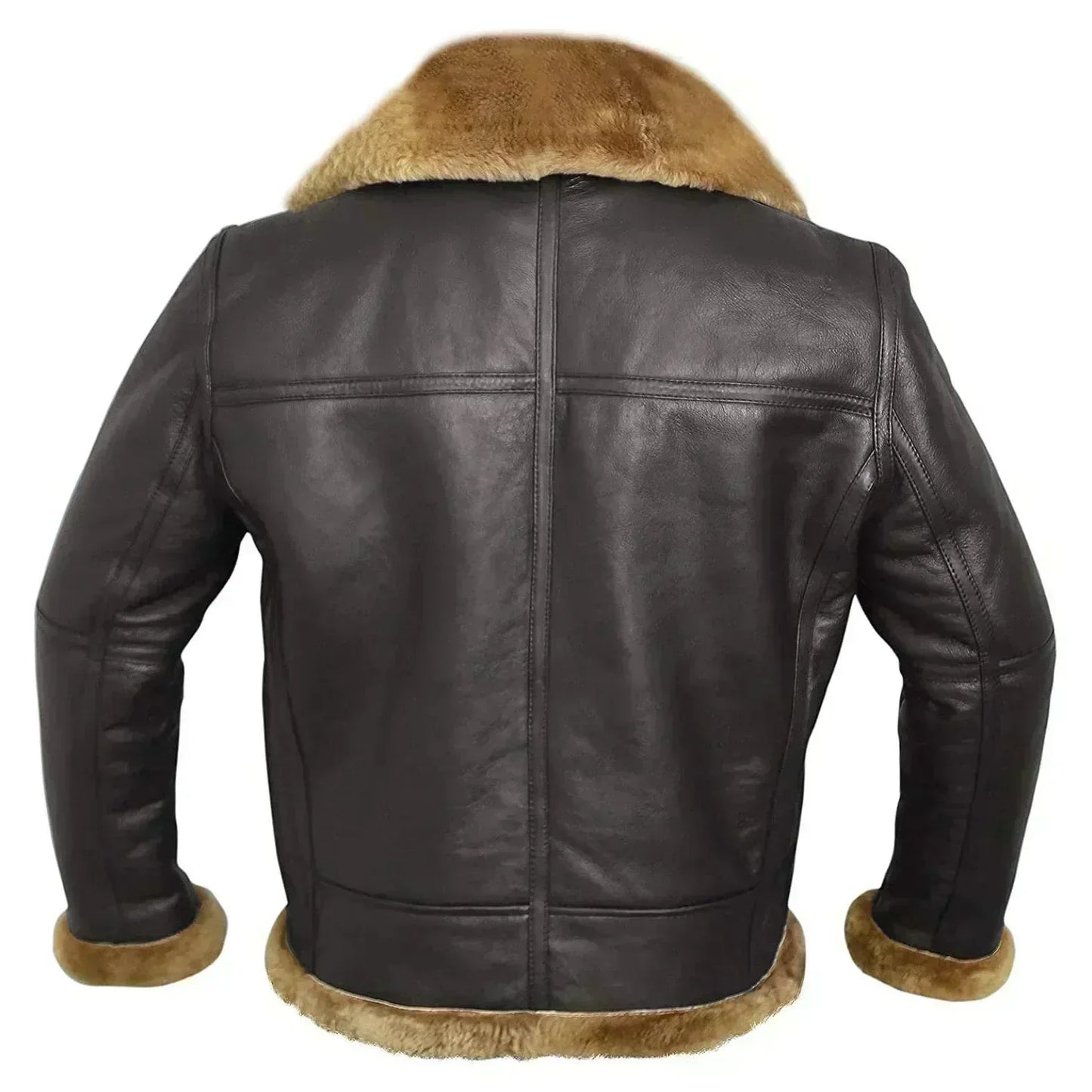 Blouson aviateur classique pour hommes avec fermeture éclair