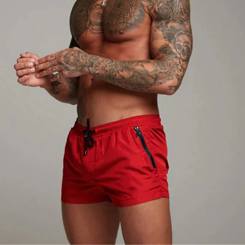 Enzo - Short de bain court avec cordon de serrage