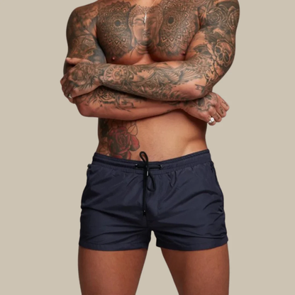 Enzo - Short de bain court avec cordon de serrage