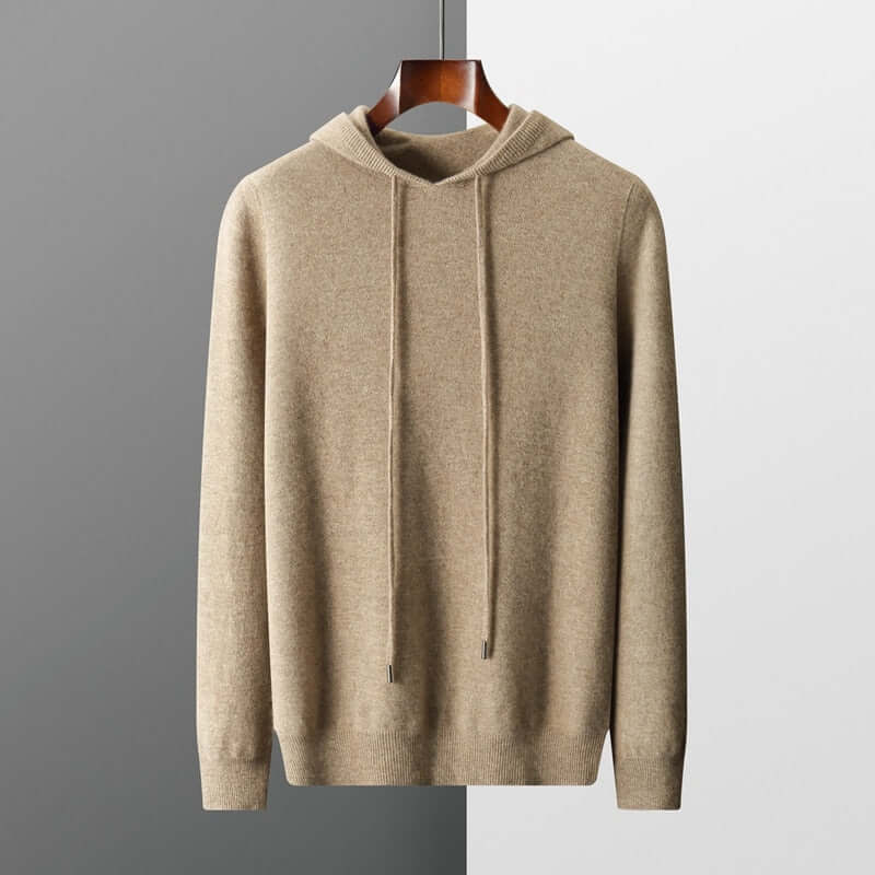 Exclusive Men's Knit Hoodie - Soft, Fashionable, and Warm