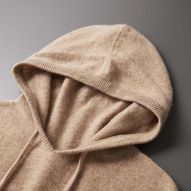 Exclusive Men's Knit Hoodie - Soft, Fashionable, and Warm