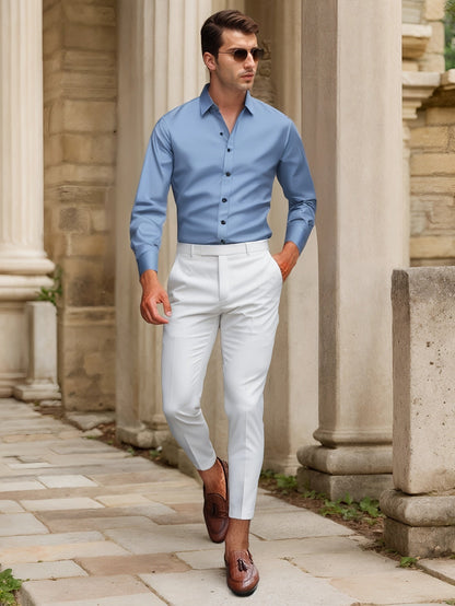 Finn | Chemise SlimFit stretch unie