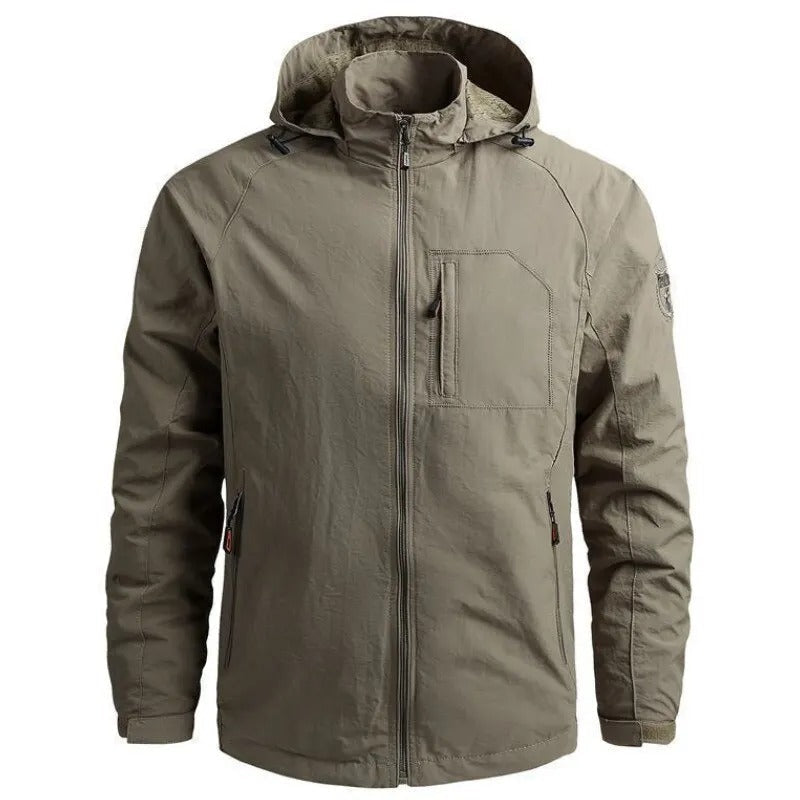 Veste légère coupe-vent cargo pour hommes