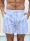 Men's swim shorts with fresh beach style