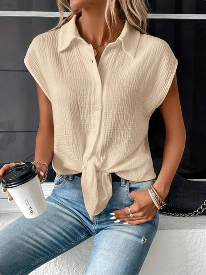 Women's Shirt | Short Sleeve & Button Up | Soft & Summery | Casual Style