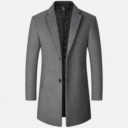Manteau homme en laine - Élégance classique taillée