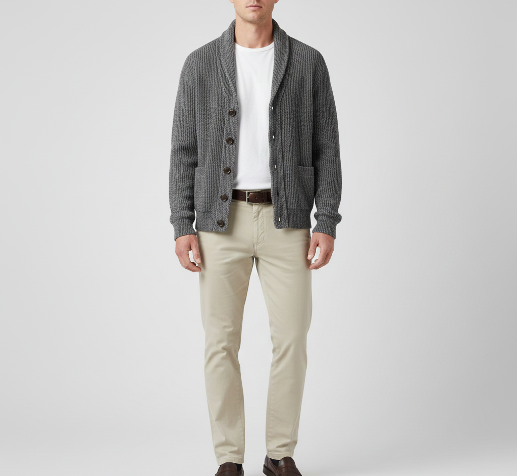 Men's Wool Cardigan