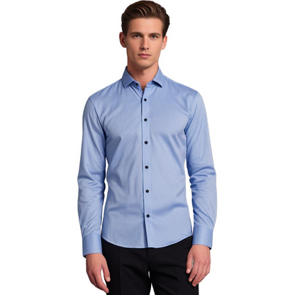 Chemise stretch homme | Chemise classique à coupe confortable