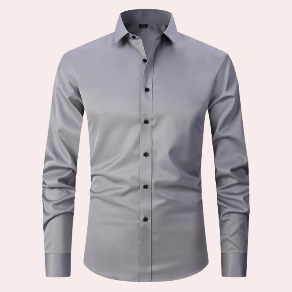 Chemise stretch homme | Chemise classique à coupe confortable