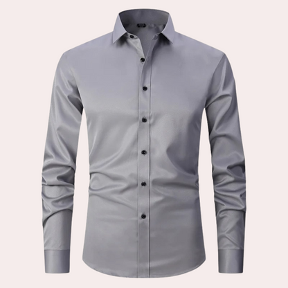 Chemise stretch homme | Chemise classique à coupe confortable