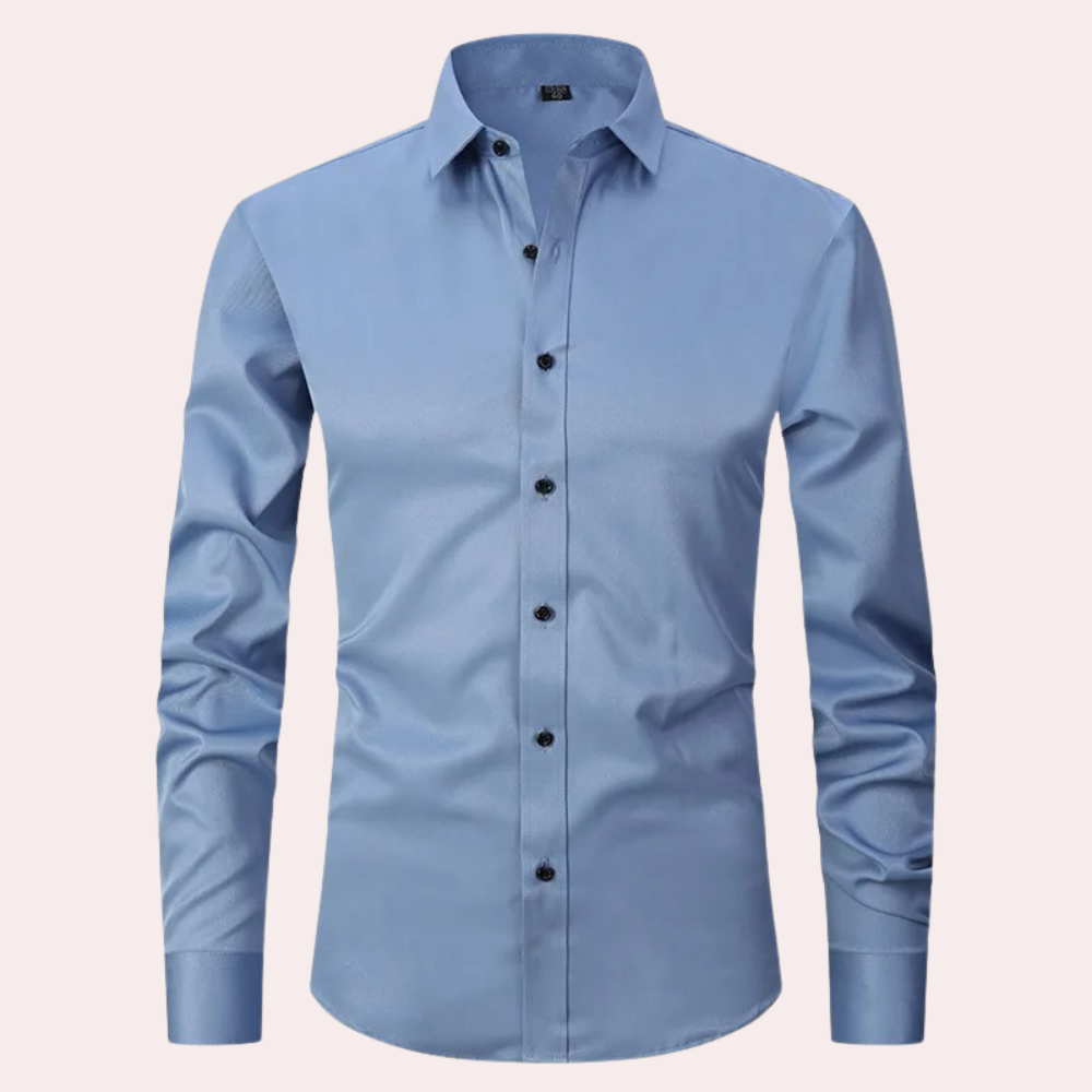 Chemise stretch homme | Chemise classique à coupe confortable