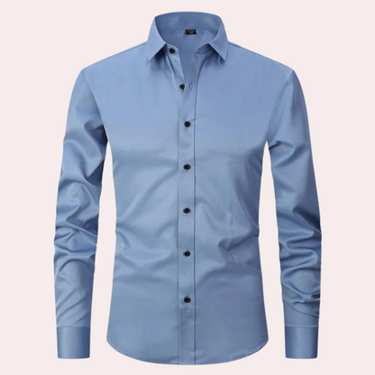 Chemise stretch homme | Chemise classique à coupe confortable